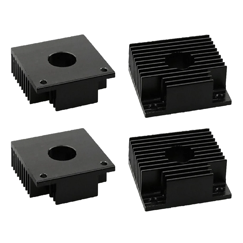 Magideal 2Pcs Extruder Heat Sink 40*40*11mm Black for 3D Printer MK7 MK8 | Компьютеры и офис