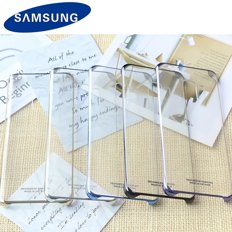 Original Samsung S9 case for galaxy G960 Plus G965 Shockproof Transparent Back Ultra-thin Clear Hard shell | Мобильные телефоны и
