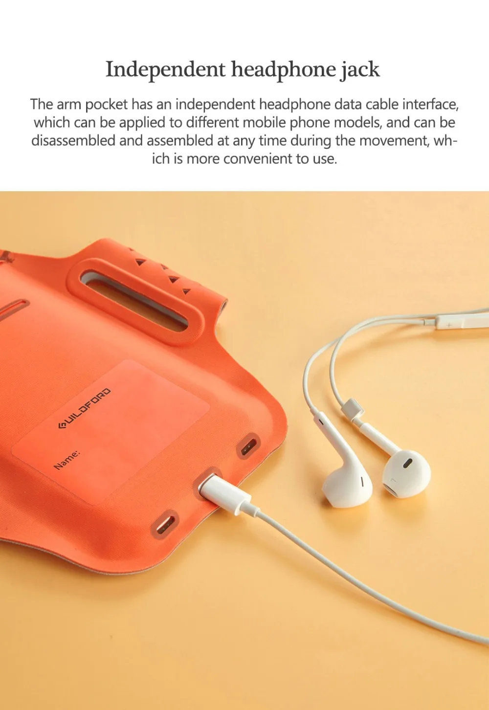Xiaomi Gildford повязка на руку для 4,7 ''5,2'' 5,5 ''6'' спортивный Чехол-держатель для мобильного телефона для iphone huawei samsung Xiaomi телефон на руку