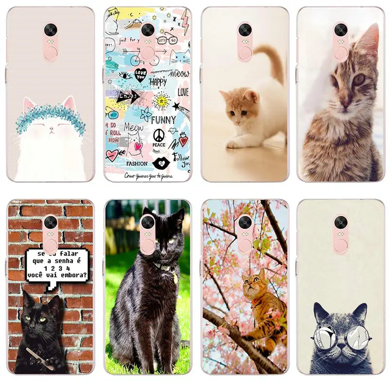 Мягкий силиконовый чехол Nyangmi Cat для мобильного телефона Xiaomi Redmi Mi Note 2 3S 4X 4A 6 5 5S 5A 8