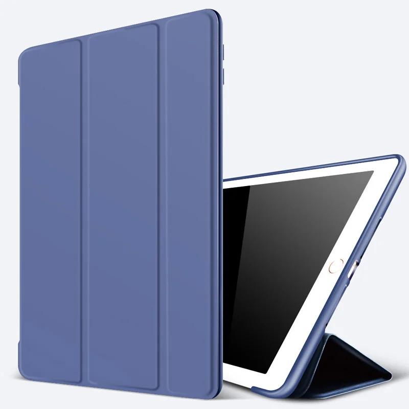 Для Ipad Air 2 случае падения сопротивления силиконовые Smart Cover магнитом проснуться