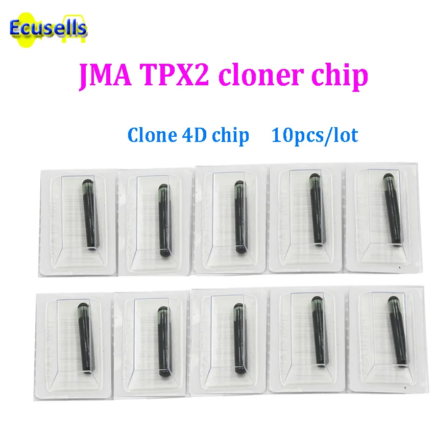 Автомобильный ключ чип для JMA TPX2 Cloner 4D транспондера TPX 2 стеклянный клон 5 шт./10