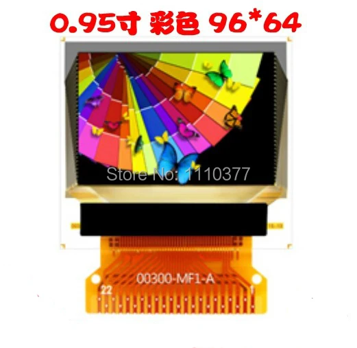 Полноцветный OLED ЖК экран 0 95 дюйма 65K SSD1330ZB 96*64 для автомобиля MP3/ребенка