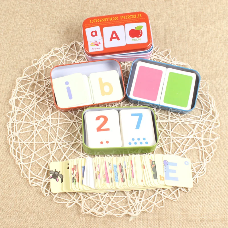 Игрушки для детей Мультяшные Graph Match Game головоломка Обучающие буквы алфавит