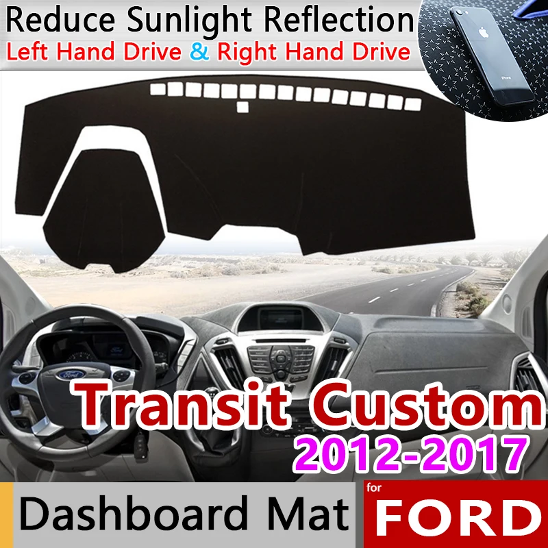 Для Ford Transit Tourneo Custom 2012 ~ 2017 Противоскользящий коврик для приборной панели