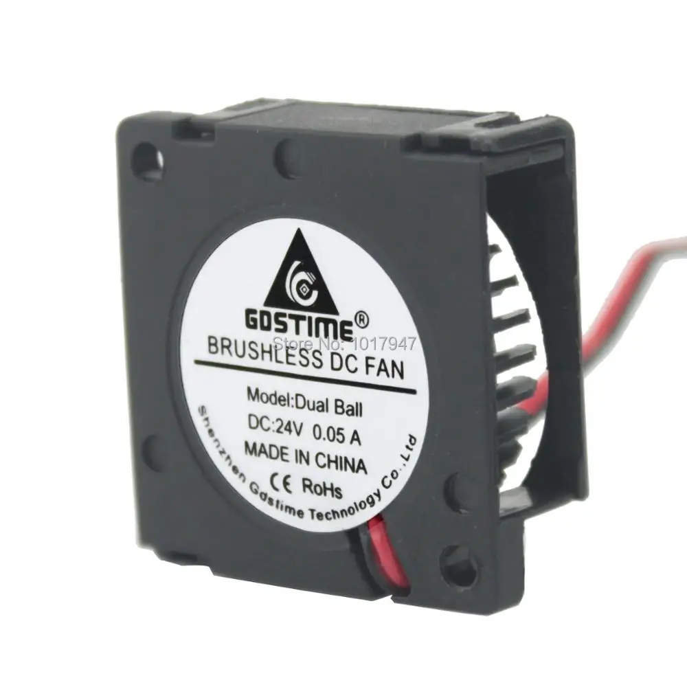 2 шт./партия Gdstime DC 24 В 2pin шариковый кулер вентилятор радиатора 3 см 3010B 30 мм 30x10 |