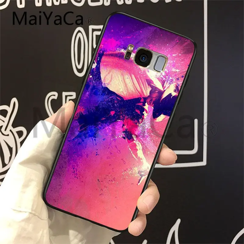 Чехол MaiYaCa Michael Jackson Music для Samsung S5 S6 S7 Edge S8 Plus чехол S9 | Мобильные телефоны и