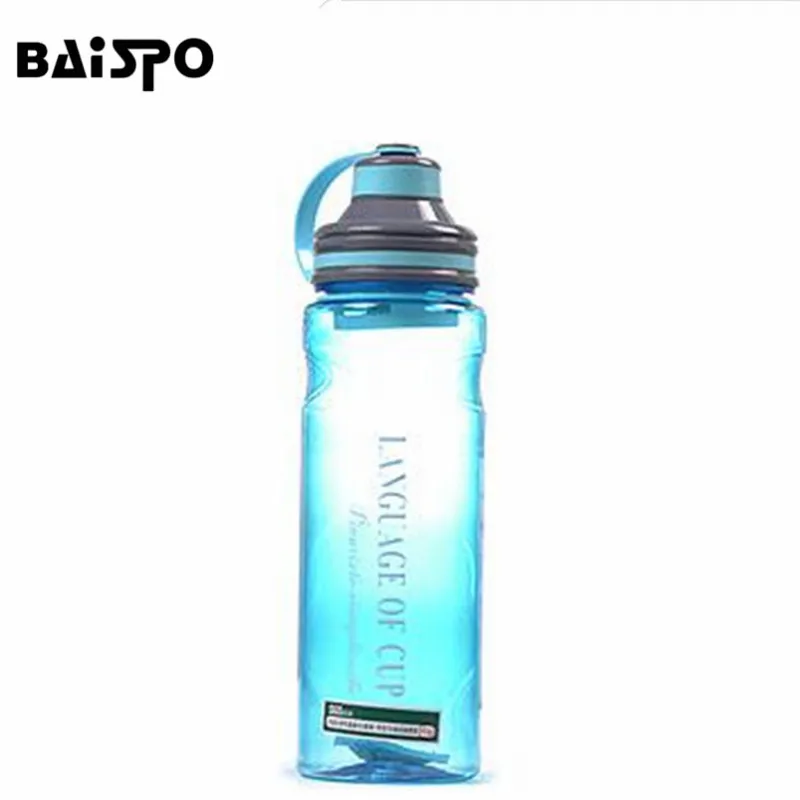 Портативная пластиковая бутылка для воды 600/800/1000 мл|shake bottle|bottle bpa freewater bottle |