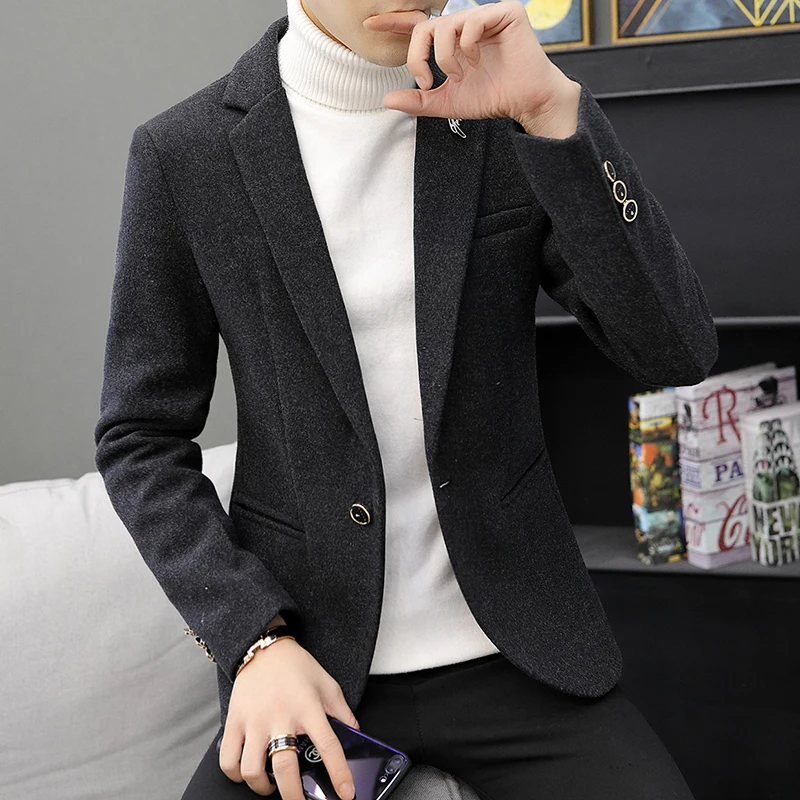 

Spring 2020 men's cloth suits young trend of cultivate one's morality leisure blazer Fashion handsome