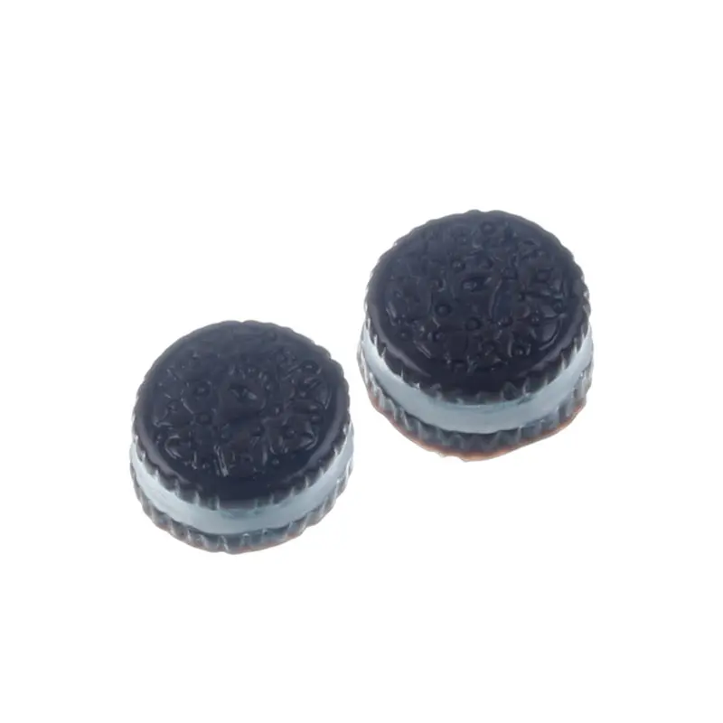 

20 шт 15 мм кофе круглый Flatback Смола Oreo украшение для печенья ремесла Кабошон аксессуары для скрапбукинга украшения