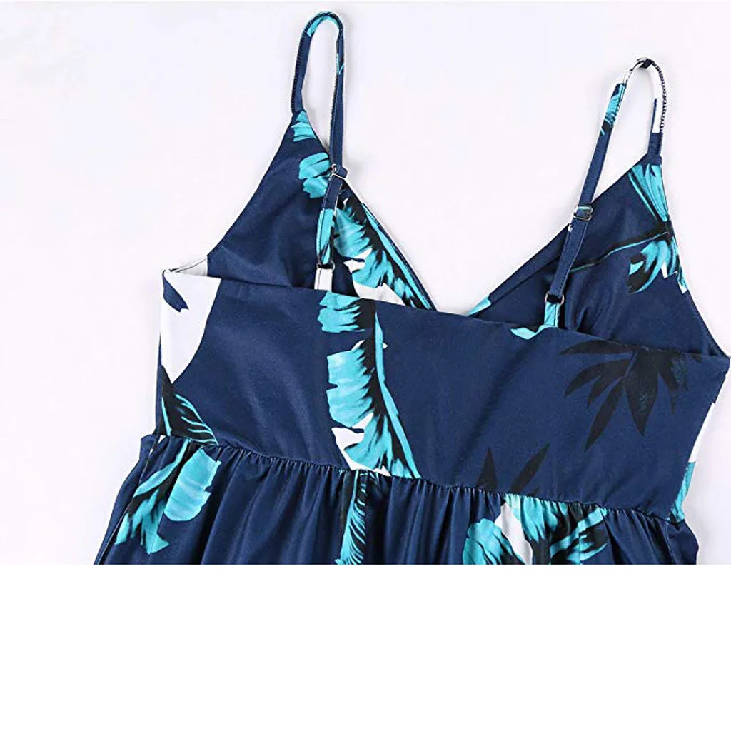 2020 летнее платье для женщин Boho Макси длинное сексуальный глубокий v образный