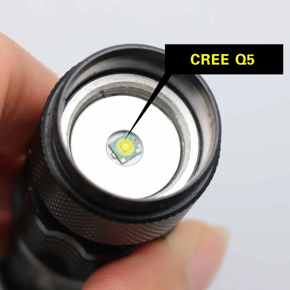 Portable Led Waterproof Aluminum Q5 1000LM Flashlight 3 Modes Zoomable Torch lights For Camping Bike Outdoor lighting | Лампы и