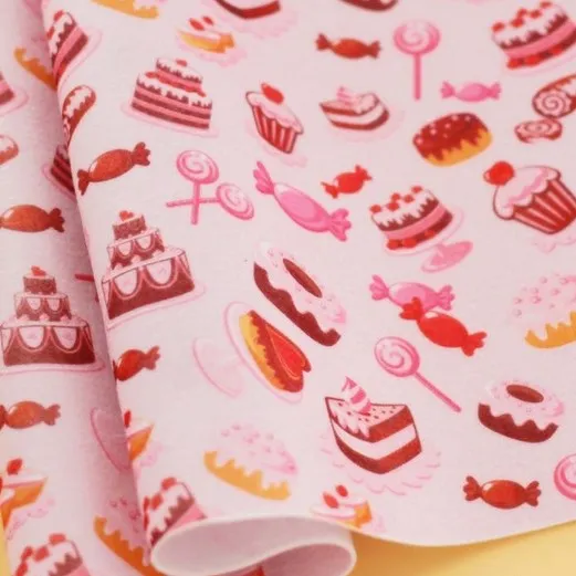 ZY DIY Pretty Soft Cake Candy 6 Designs 30x20cm Felt Fabric Polyester For Sewing Home Decoration | Дом и сад