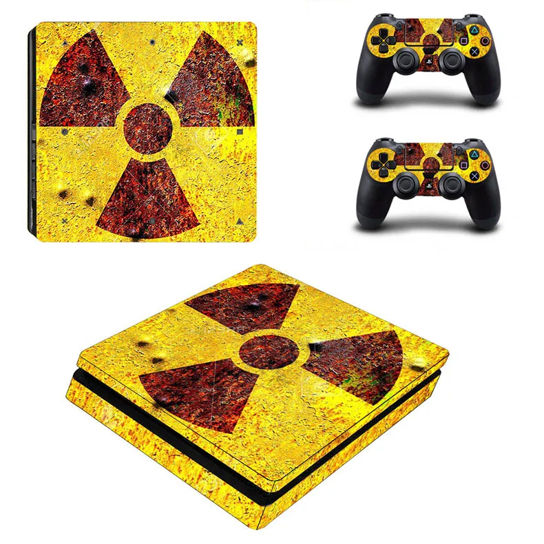 PS4 Slim Skin PS 4 Slim sticker s Play station 4 Slim виниловые наклейки для Playstation 4 Slim консоли и двух контроллеров