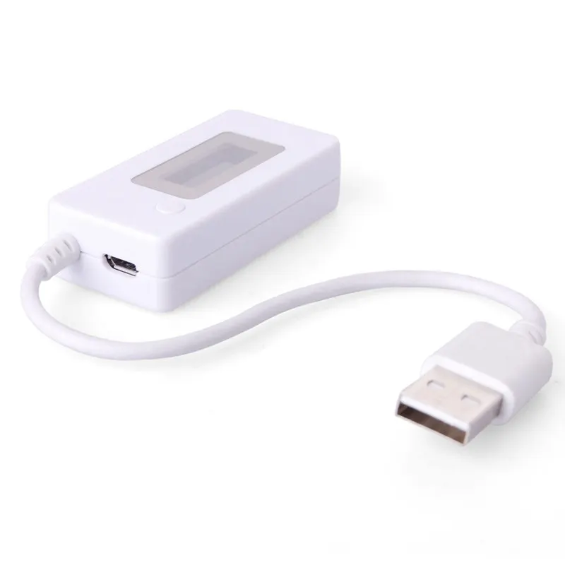 ЖК дисплей USB зарядное устройство Емкость измеритель напряжения тока для
