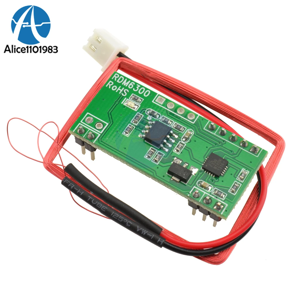Модуль считывания карт RFID EM4100 125K RDM6300 ID РЧ UART выход для Arduino контроля доступа