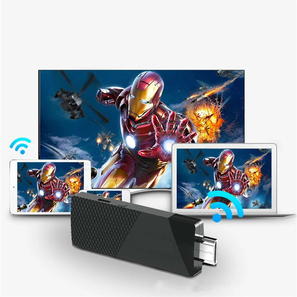 Новое поступление MiraScreen A3 беспроводной ТВ адаптер HDMI ключ 2 4 ГГц Wi Fi дисплей