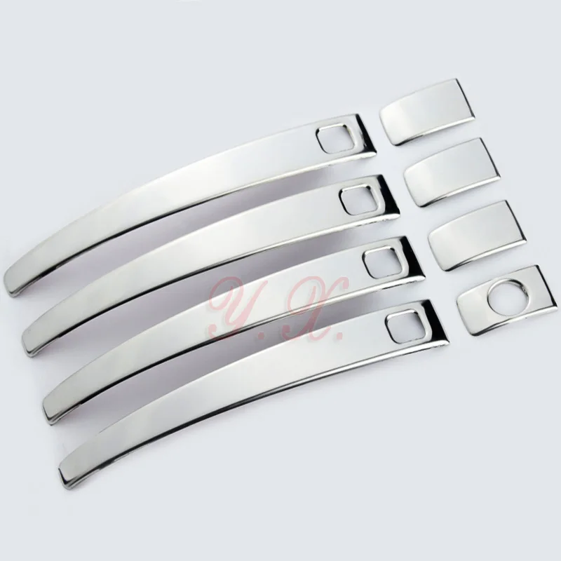

4PCS ABS Door Handle Stickers Decoration Trim Frame Sequins Covers For Audi Q3 Q5 A4 B9 2013-2017 Car Accessories