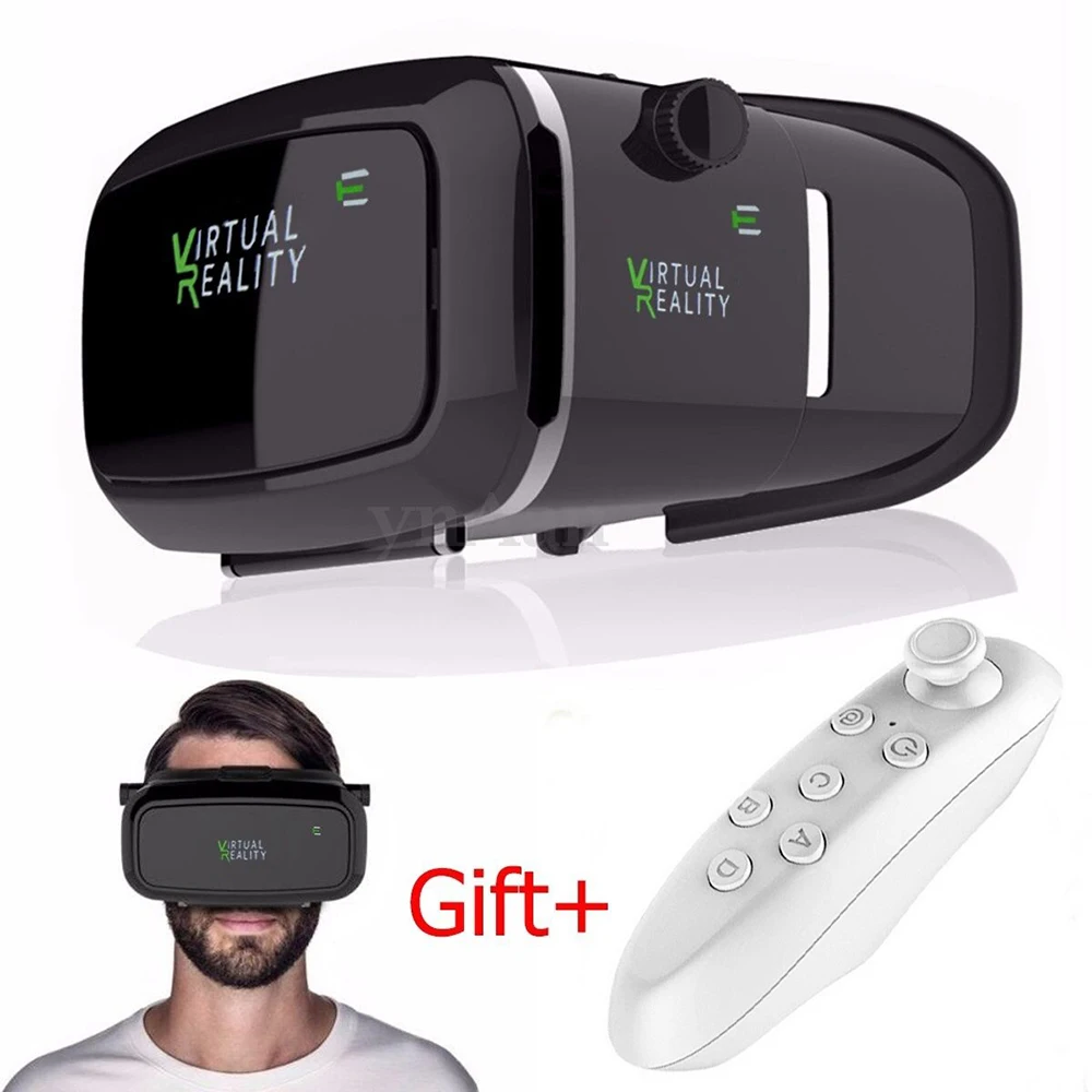 Лидер продаж! Новинка 2017 года et бренд VR Google cardboard коробка с наушников виртуальной