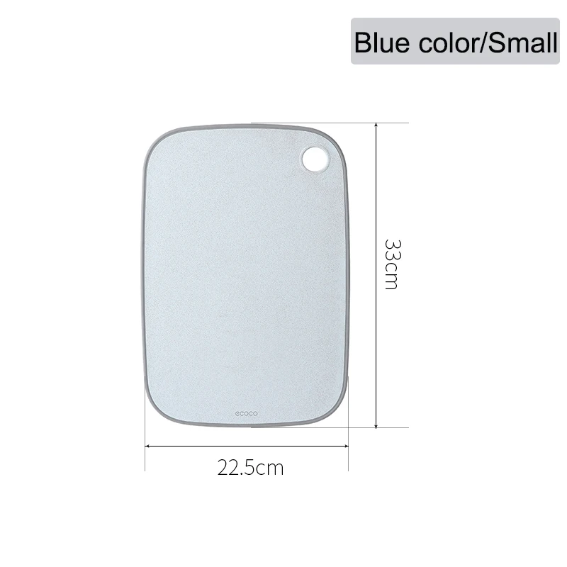 Small Blue Разделочная доска для кухни из натуральной пшеничной соломы разделочная доска двухстороннее использование без плесени фрукты овощи мясо разделочный блок - Цвет: Small Blue