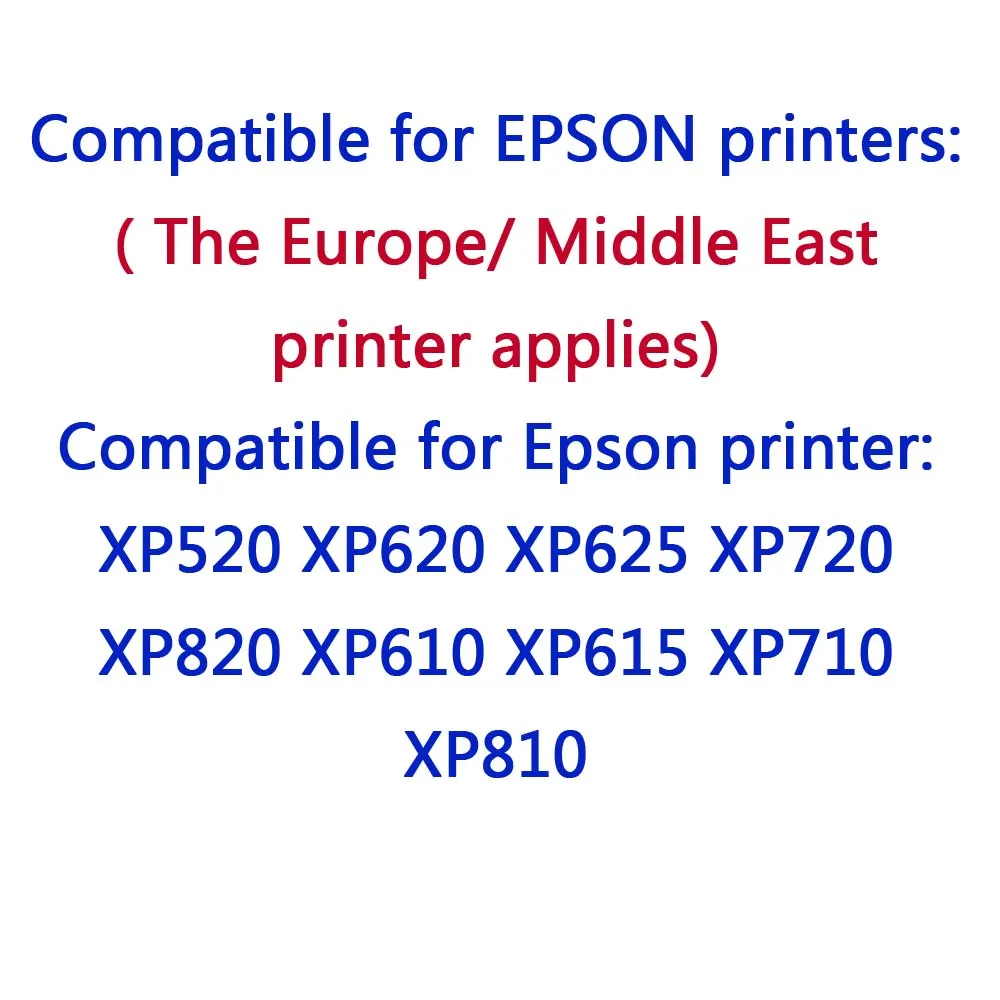 5 шт. картриджи для принтера epson XP600 XP605 xp800 xp700 XP520 XP620 XP625 XP720 XP820 XP610 XP615 XP710 XP810 T2621