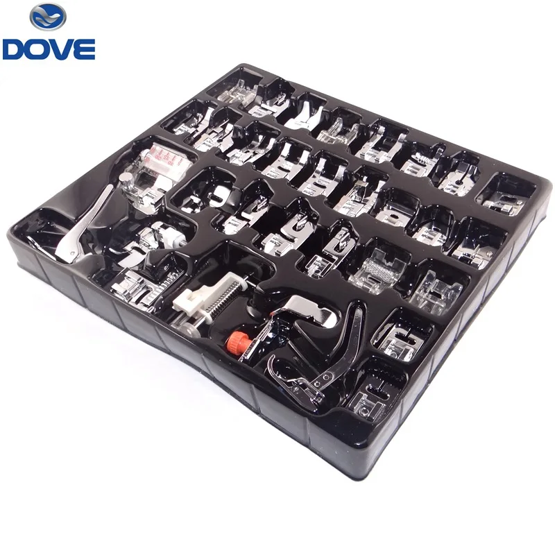 Бытовая прижимная лапка для шитья набор из 32 шт. упаковочные Швейные детали