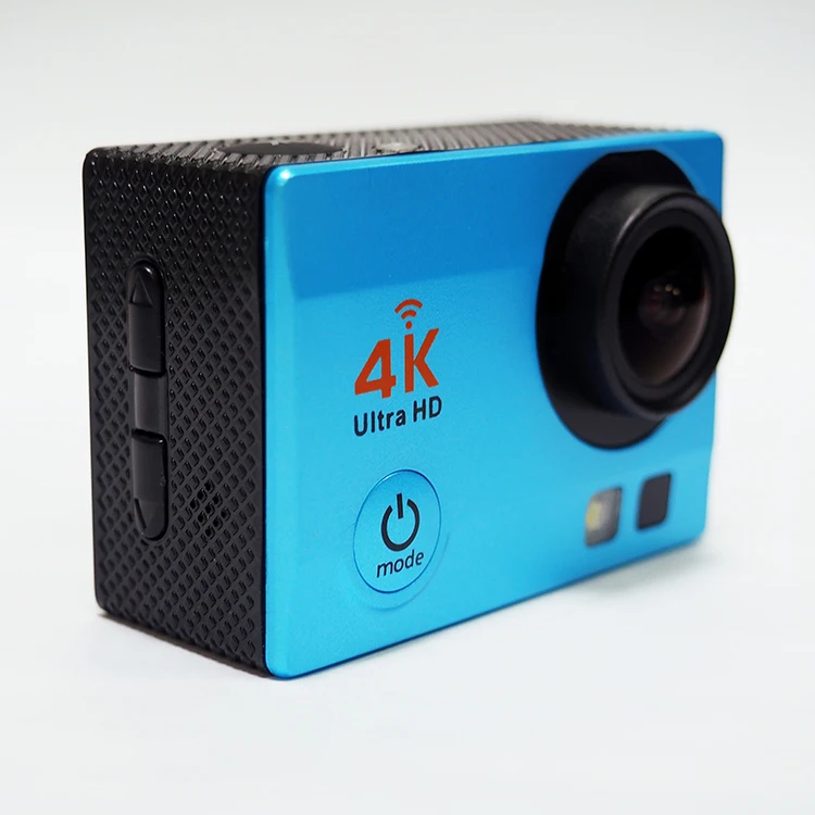 Blue Наружная Экшн-камера Wifi Водонепроницаемая камера s 4K заполняющий светильник SOS спортивный шлем Cam Flashlig велосипедный дайвинг серфинг - Цвет: Blue