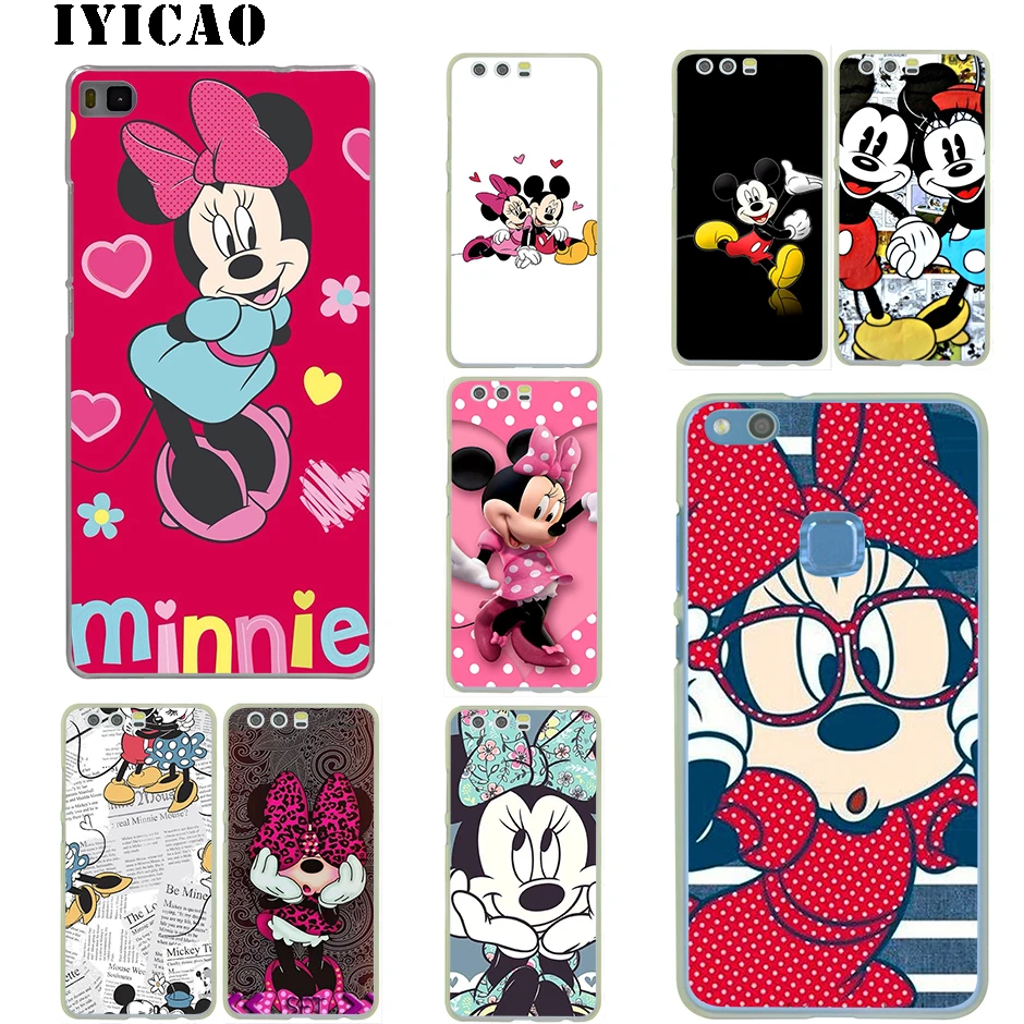 Жесткий чехол Minnie Mickey для huawei P30 P20 P9 P10 Plus P8 Lite Pro P Smart Z 2019 Nova 2i 3i 4 5i|Чехлы-накладки| |
