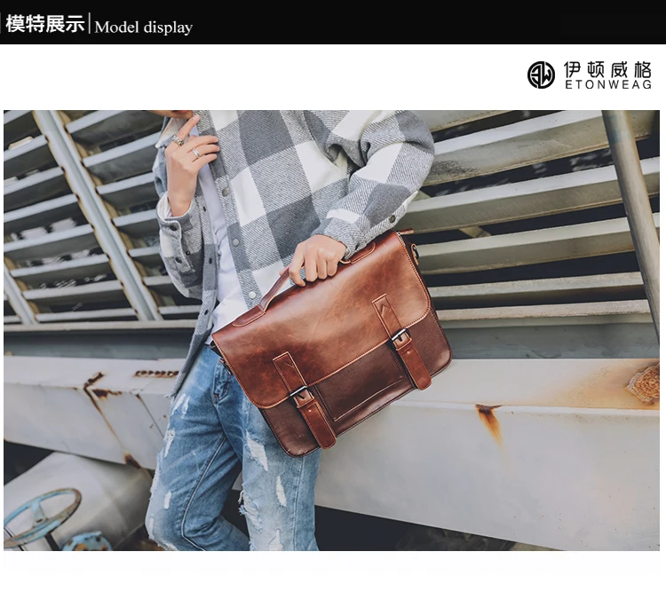 Tidog новая косая сумка через плечо деловой Повседневный портфель