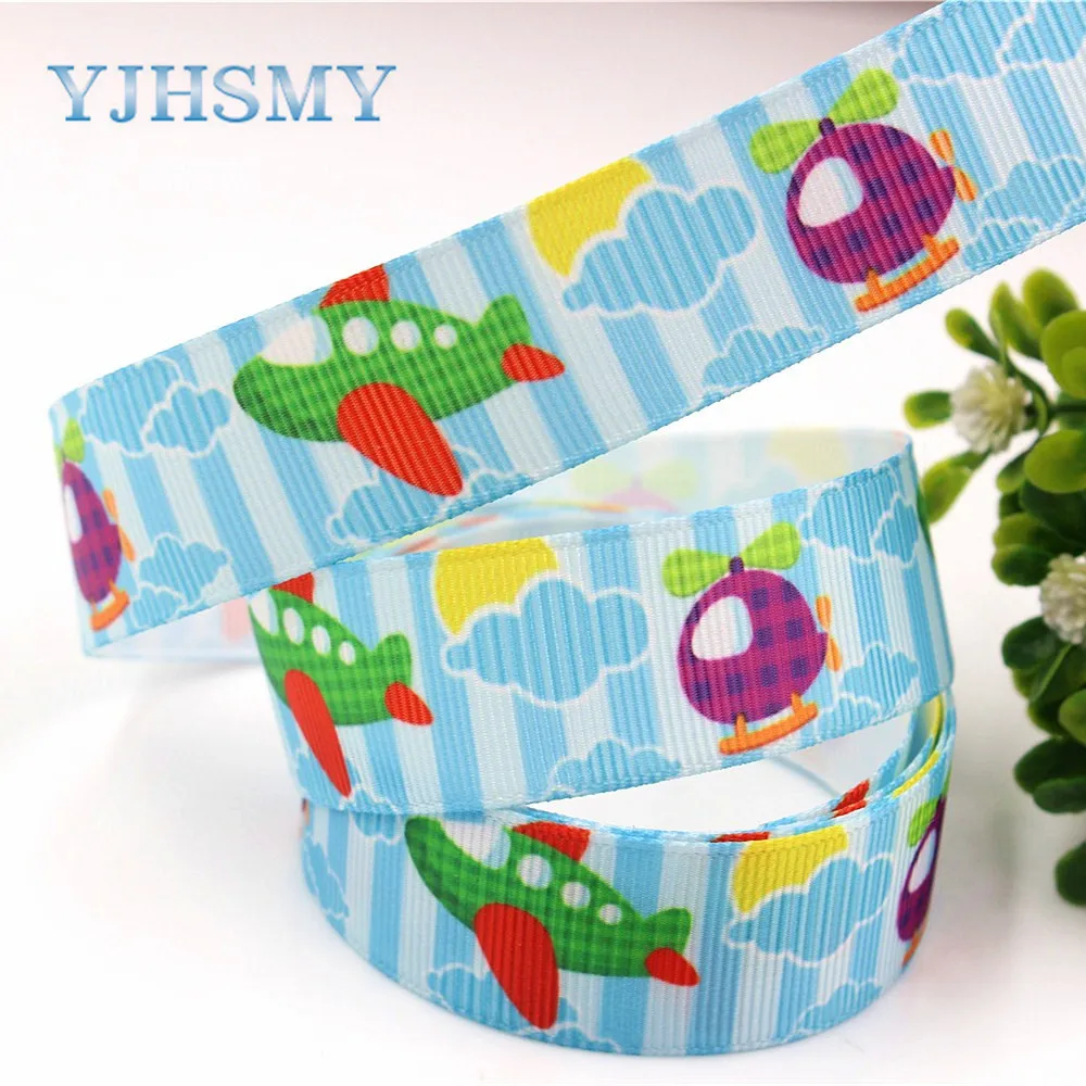 YJHSMY F 17609 510 22 мм 10 ярдов мультфильм печатных grosgrain ленты DIY ручной работы