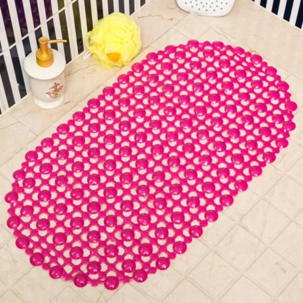 Red MustHome 38x68 см нескользящий ПВХ коврик для ванной комнаты - Цвет: Red