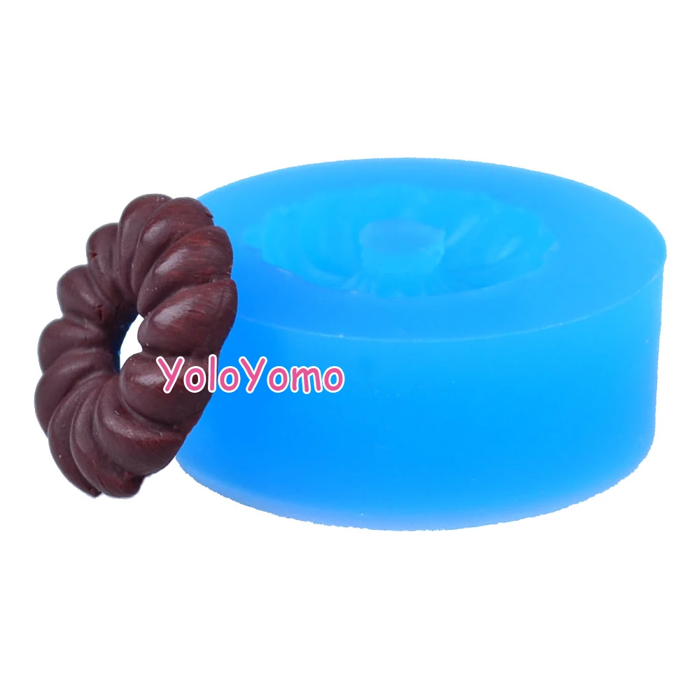 T039YL 18 8 мм Cruller силиконовая формочка для пончиков-пончиков Гибкая форма десерт