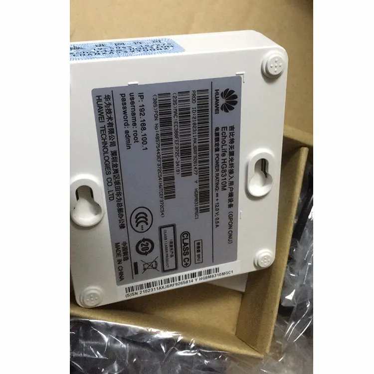 100% оригинальный новый HG8310M GPON 1GE ONU ONT с одним портом Lan применяется к FTTH режимам