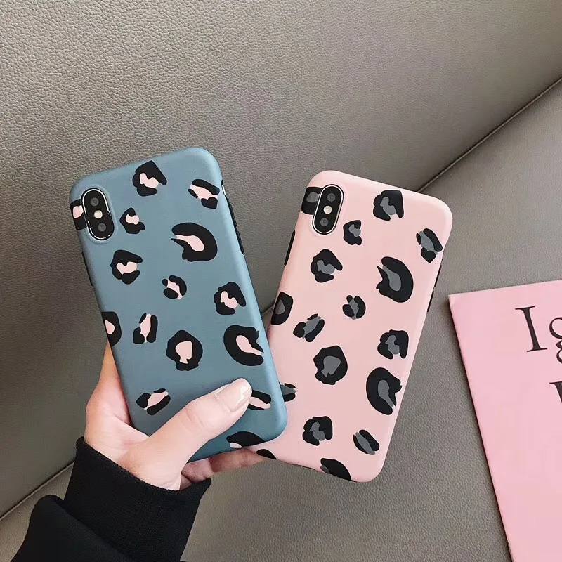 Мода Красочные леопардовый чехол для телефона iphone XS Max XR X 6 6s 7 8 plus задняя крышка