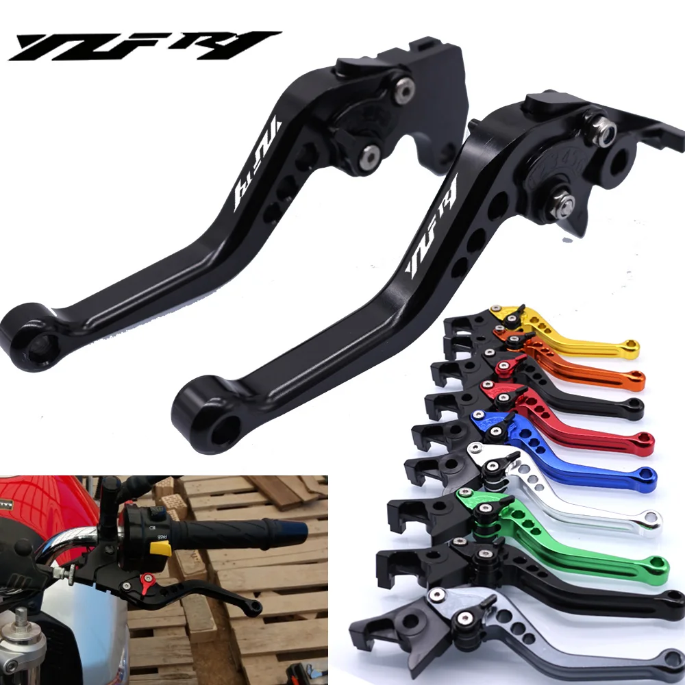 

Для Yamaha YZFR1 R1 2002 2003 аксессуары для мотоциклов CNC Короткие тормозные рычаги сцепления логотип YZFR1