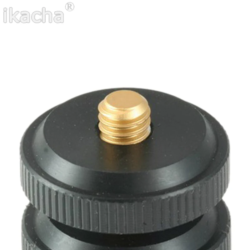 Мини адаптер для штатива с винтовым креплением 1/4 &quot одно и Двухслойное