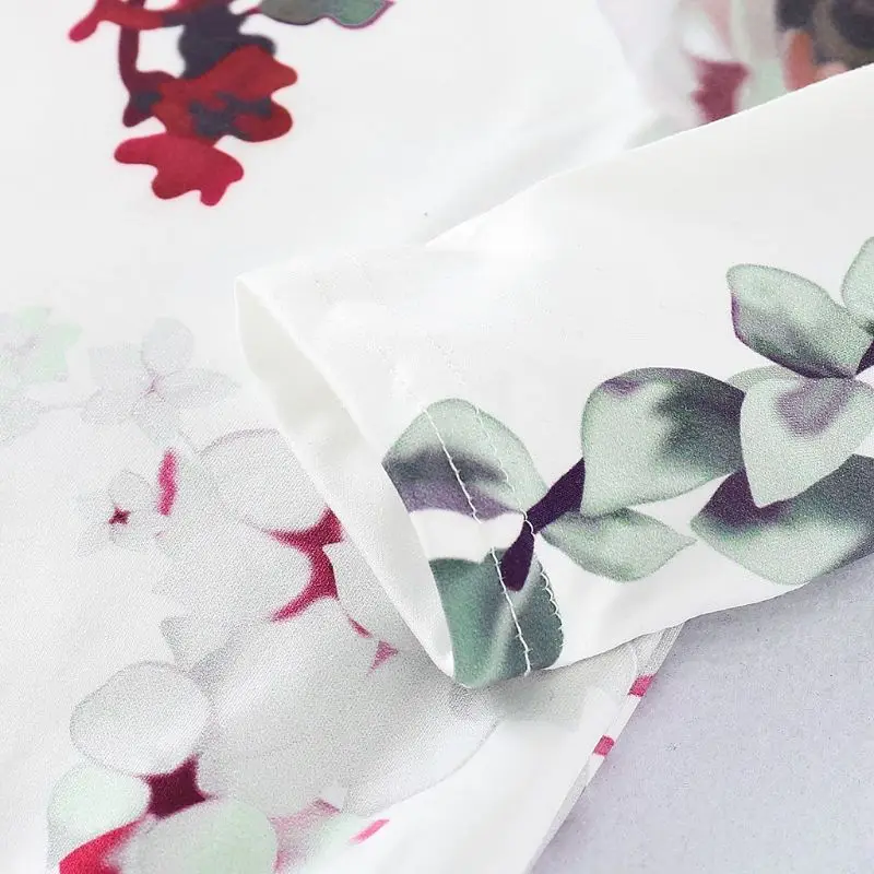 Детский комбинезон с длинными рукавами хлопковый цветочным рисунком для