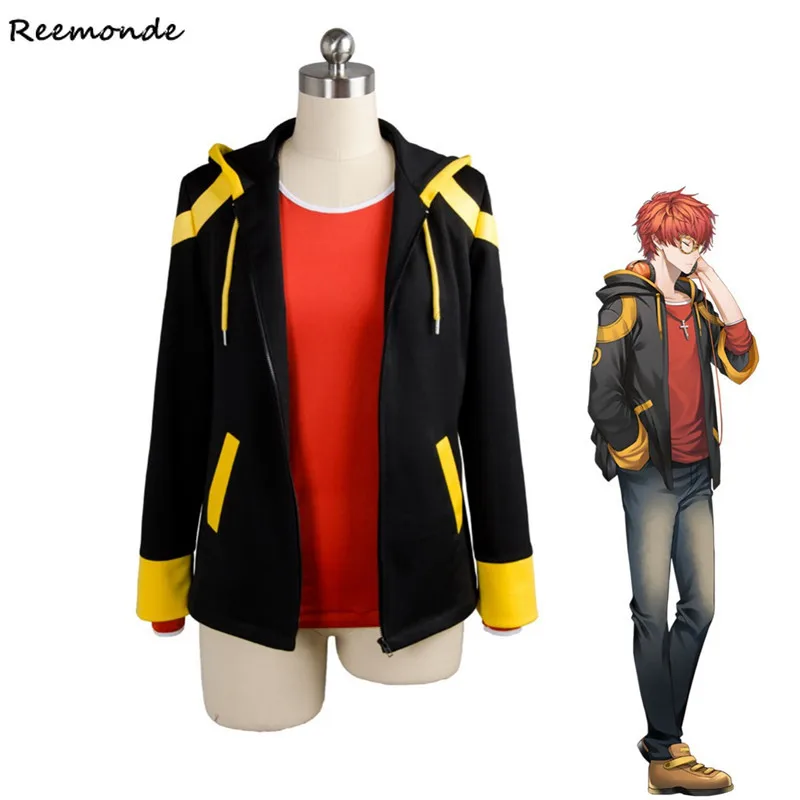 

Игры Mystic Messenger 707 Косплей пальто рубашка костюм Экстремальный Saeyoung/Luciel Choi 7 толстовки свитшоты наряд мужской мальчик