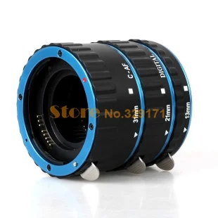 

SHOWSHOOT Blue Auto Focus Macro Extension Tube for CANON EOS EF-S 700D 650D 600D 70D 60D