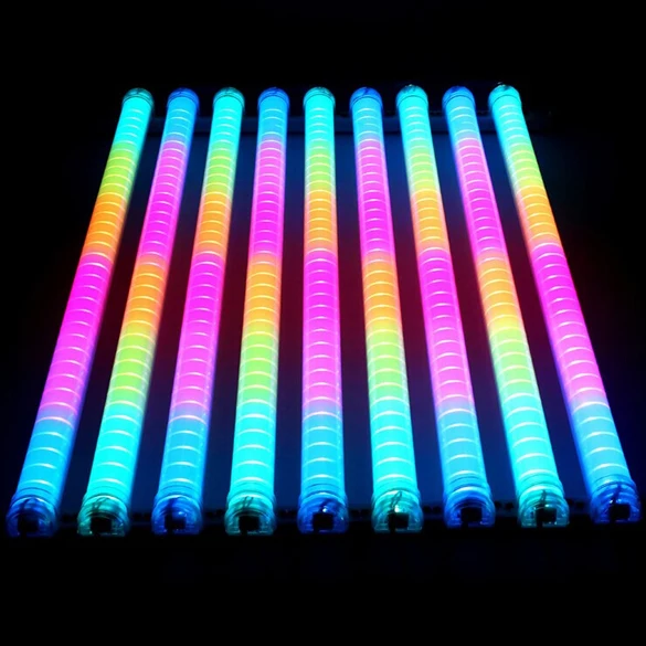6 пиксельная трубка DMX512 светодиодный цифровой трубчатый светильник/дисплей