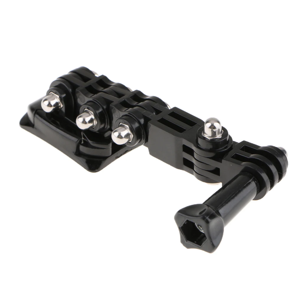 

Крепление на шлем для камеры GoPro, адаптер корпуса и изогнутая клейкая панель 2x для скалолазания, бейсбола, универсальная