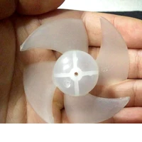 2pcs 4 blades plastic fan blade for hair dryer fan parts