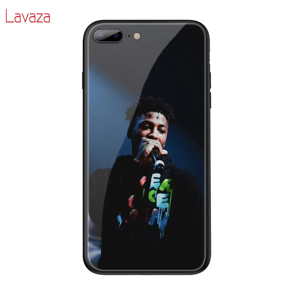 Lavaza Youngboy никогда не сломался снова закаленное стекло TPU чехол для iPhone 6 6S 7 8 Plus 5 5S SE XR X XS 11 Pro MAX чехол - Цвет: TG13