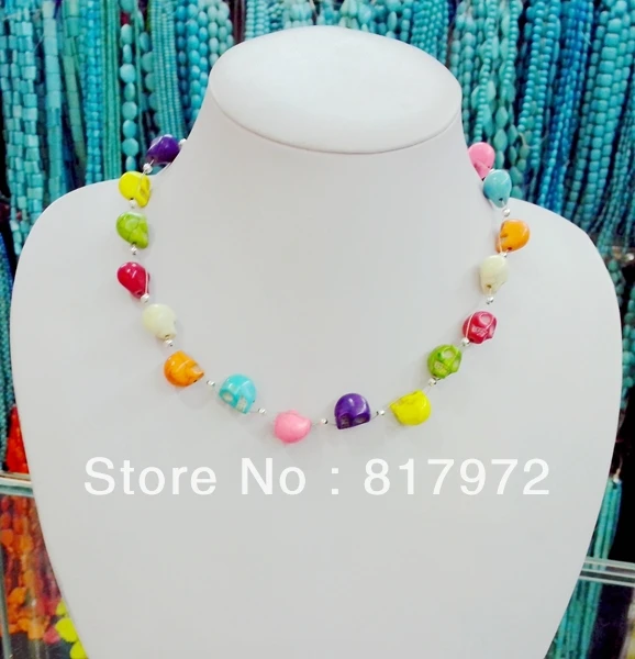 5 шт. очаровательные красочные камни голова черепа инкрустация посеребренные