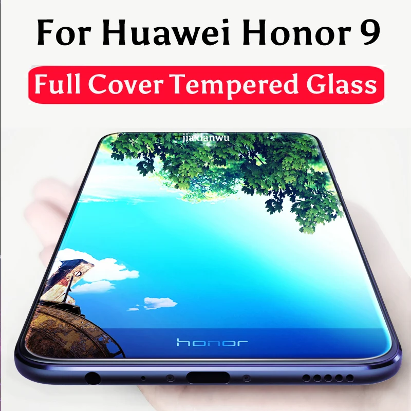 2 шт., закаленное стекло для huawei honor 9, защитная пленка hyawei honer, синяя, для honor 9, 5,2 дюйма, hwawei hawaii