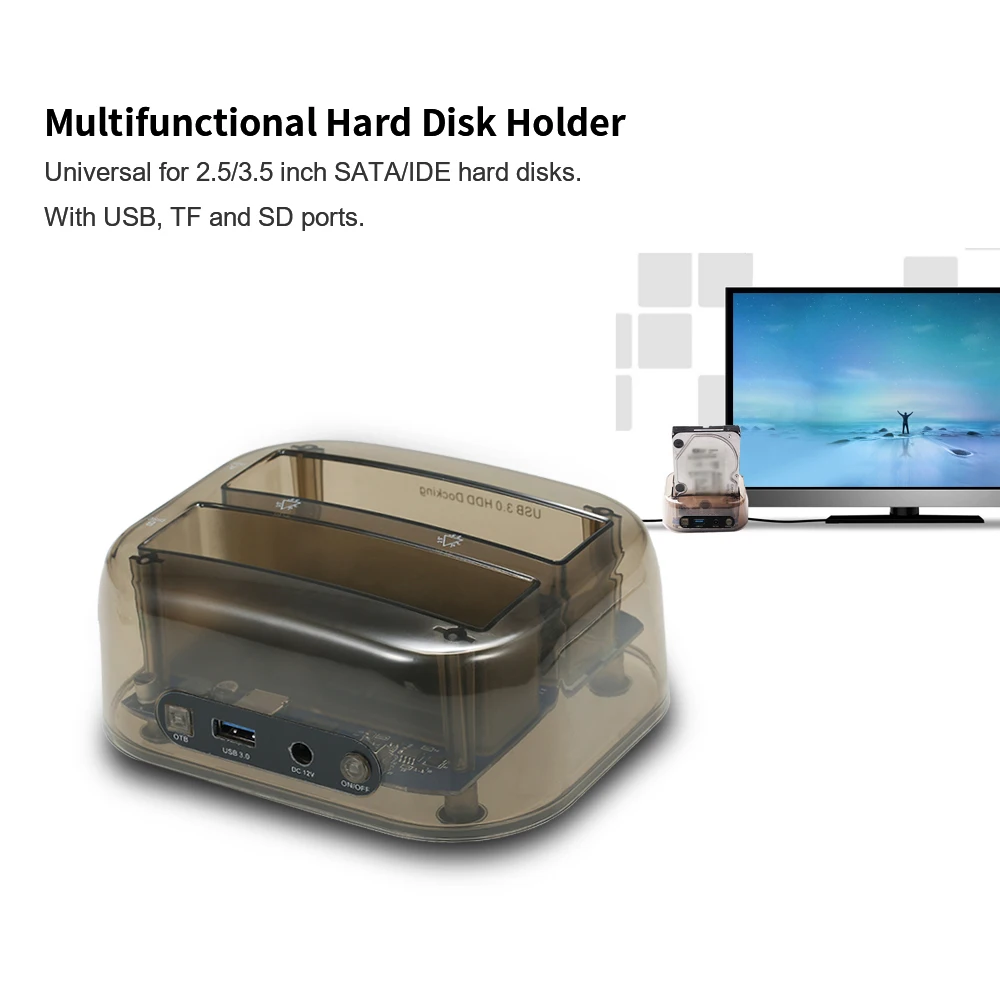 USB 3 0 док станция для жесткого диска USB3.0 многофункциональная 2 5 дюйма IDE/SATA|Корпус
