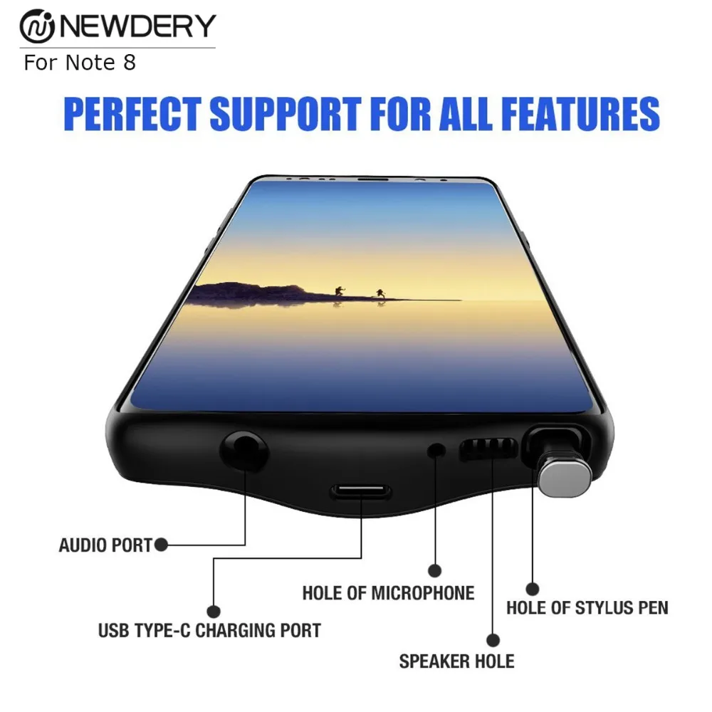 Чехол для зарядки аккумулятора для samsung s8 plus S8+ Note 8 9, запасная упаковка, чехол для зарядного устройства для Galaxy S9 S9+ Note 9