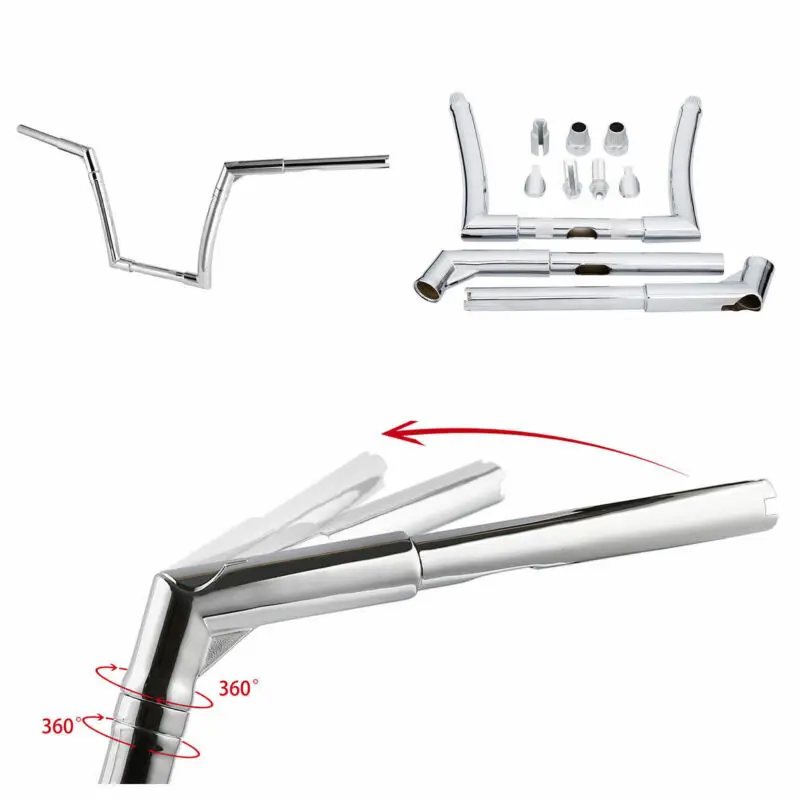 Мотоциклетная Вешалка 8 12 14 16 18 &quot1-1/4&quot для руля Ape Harley Sportster XL 883 XL1200 48 | Автомобили