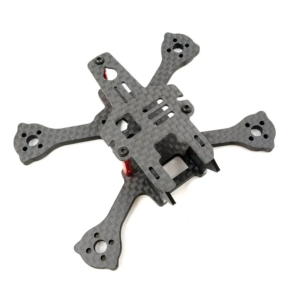 AlfaRC Quark96 2 дюйма FPV гоночный Квадрокоптер рамка Комплект дрона с дистанционным управлением Поддержка Runcam/лисица/CADDX. Штепсельная вилка стандарта США Micro серии F3 F4 2030 2045 2035