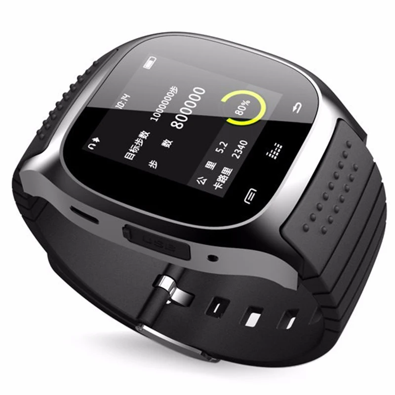 Умные часы M26 с Bluetooth мужские умные сенсорным экраном для звонков на Android